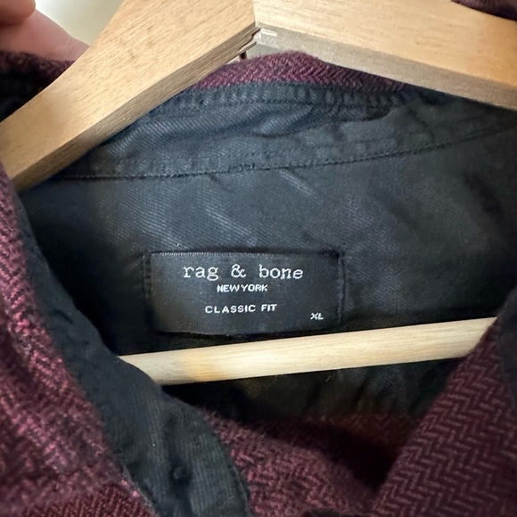 Rag & Bone Button-up Shirt Size XL - Picture 3 of 4